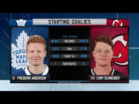Maple Leafs Game Preview: Toronto at New Jersey - January 6, 2017