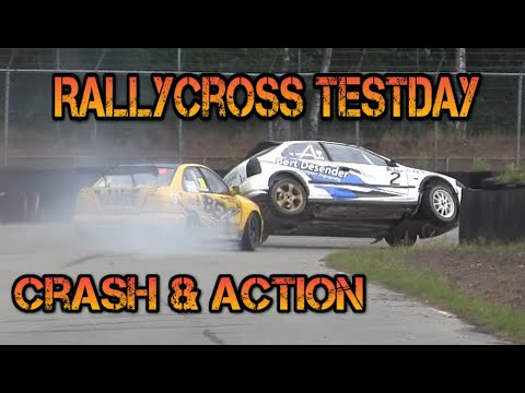 Rallycross Testday Eurocircuit 29/8/2020: Huge crash & Action!