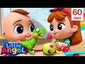 Sharing Is Caring (Good Manners) | Little Angel | Super Moms | Nursery Rhymes and kids songs 🌸