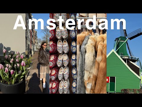 Amsterdam travel vlog: shopping, exploring and trying new restaurants