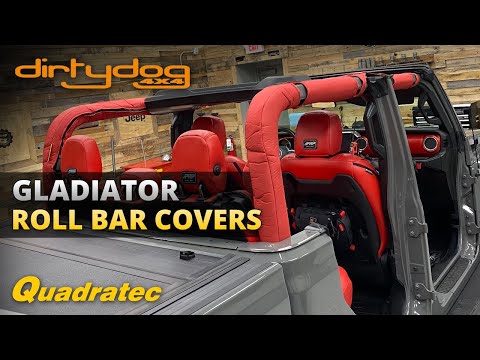 Dirtydog 4x4 Roll Bar Covers for Jeep Gladiator Install & Review