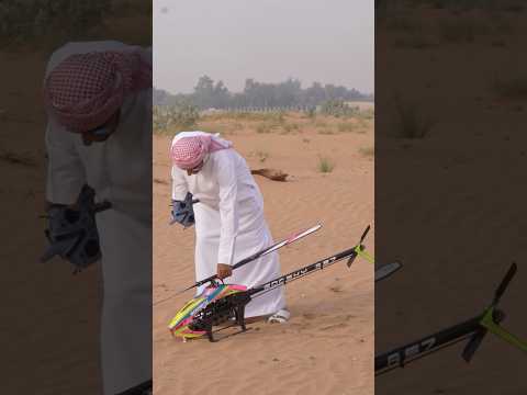 AI ? for sure not,it’s 100% real , Tareq Alsaadi flying his craziest Rc helicopter with Rocket mode