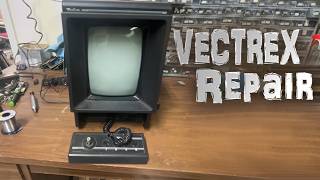 Fixing a Rare Vectrex Video Game System - Vector Arcade-Style Monitor Repair