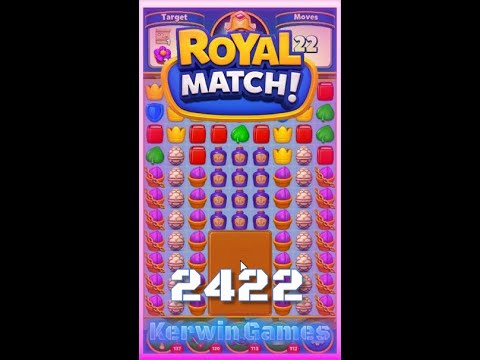 Royal Match Level 2422 - No Boosters Gameplay