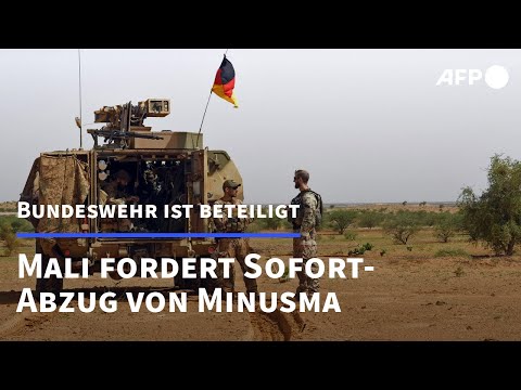 Mali fordert Sofort-Abzug der UN-Mission Minusma - Bundeswehr ist beteiligt | AFP