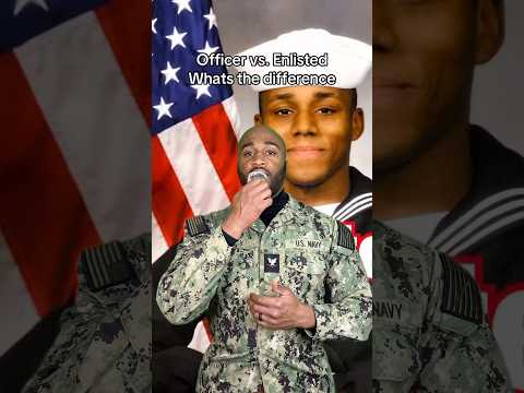 Officer vs. Enlisted in the Navy: Whats the Difference? #military #miltok #navy