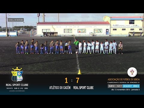 Atlético do Cacém (1-7) Real Sport Clube [SUB12 FUT7 2016/2017]