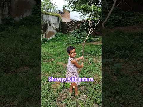 Shravya with nature 🌿🍄‍🟫 #shorts #shravya
