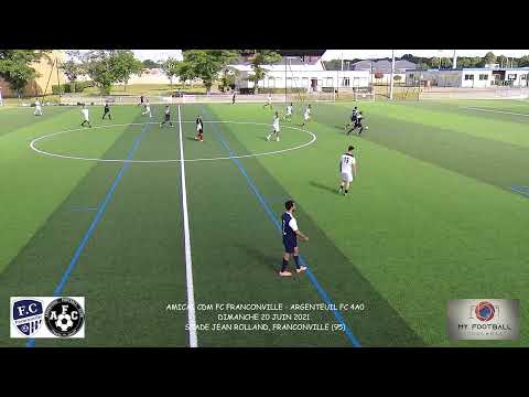 DIMANCHE 20 JUIN 2021 AMICAL CDM FC FRANCONVILLE - ARGENTEUIL FC 4A0 RESUME