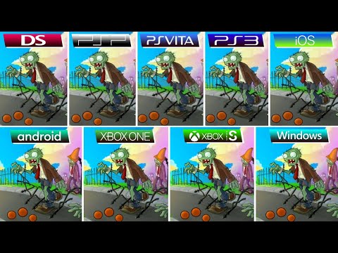Plants vs. Zombies (2009) DS vs PSP vs PS Vita vs PS3 vs iOS vs Android vs XBOX ONE vs XBOX SS vs PC
