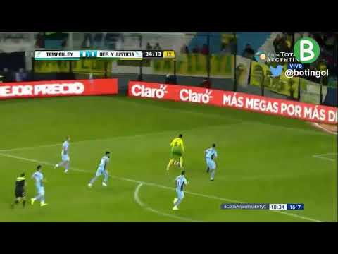 Gol de Rius. Temperley-Defensa y Justicia