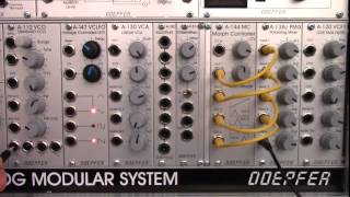 Doepfer A144 Morph Controller Audio Demo Part Two-Basic Waveshaping Continued