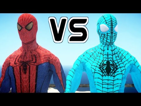 The Amazing Spider-Man vs The Amazing Blue Spiderman Video
