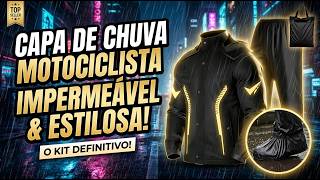 A melhor Capa De Chuva Impermeável - Boa e barata!