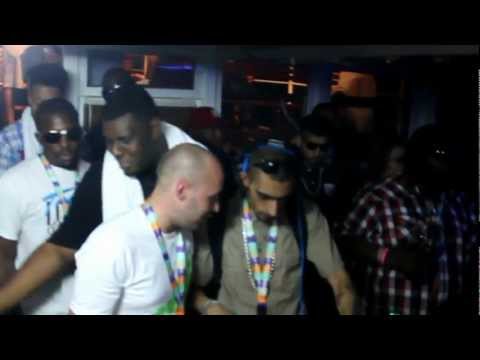 Kromestar playing his track "R2D6" - Anti-Social Boat party (Outlook Festival 2012)