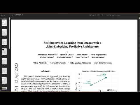 Unveiling I-JEPA: The Path to Human-Level AI | Yann LeCun's Revolutionary Model