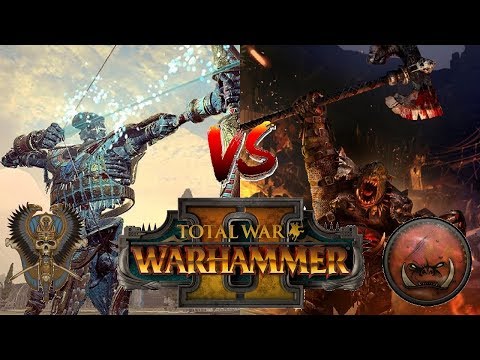 The Waaagh Invades the South Ft. Grimgor, Wurrzag, Khalida & Settra | Total War Warhammer 2