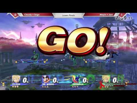 SP61 2v2 Cloudy & Sego Vs. Mayin & Javi - Losers Finals - Smash 4
