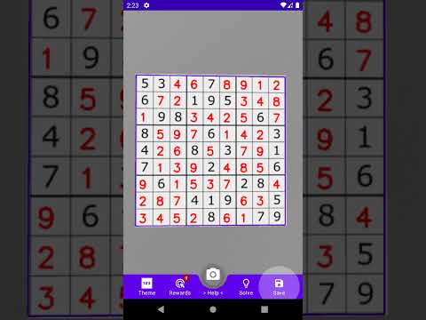 Sudoku Solver Camera