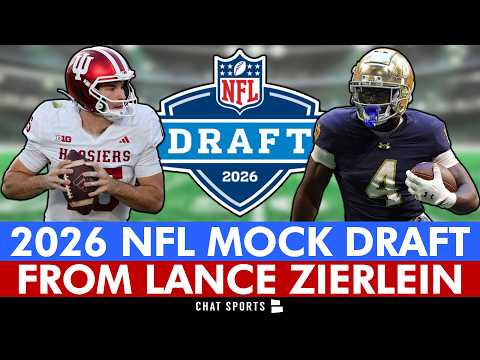 2026 NFL Mock Draft Via Lance Zierlein Of NFL Network | SURPRISING Round 1 Picks