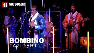 Bombino interprète tazidert dans la sessionlive