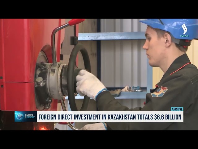 Казакстанга тартылган түз чет өлкө инвестициялары 6,6 млрд долларды түздү