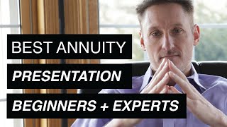 LIFE and HEALTH INSURANCE AGENTS Best Annuity Presentation for Beginners and Experts