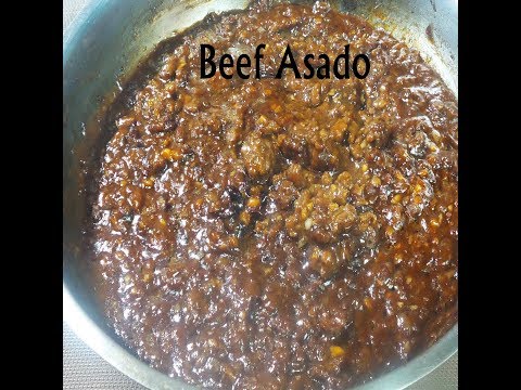 BEEF ASADO GINILING /Filling recipe