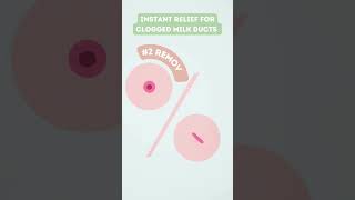 Postpartum Tips😲INSTANT Relief for Clogged Milk Ducts🤱#shorts