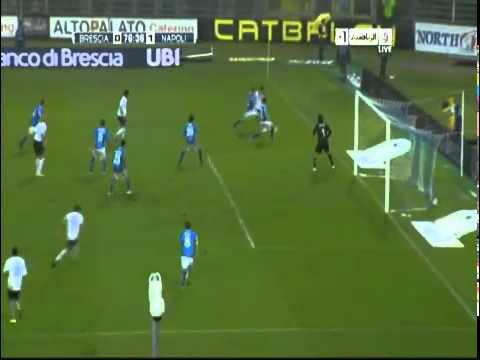 Brescia vs Napoli 0-1, Lavezzi