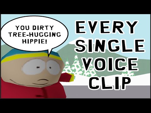 South Park (N64) - EVERY SINGLE VOICE CLIP (PARTIALLY UNCENSORED)