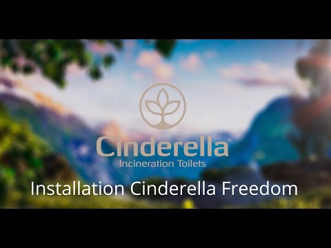 Förbränningstoalett Cinderella Freedoom med Installationspaket