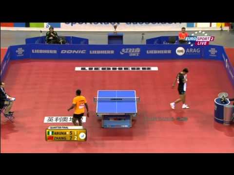 LIEBHERR 2014 Men´s World Cup - ZHANG Jike vs ARUNA Quadri