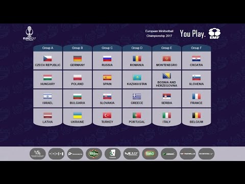 EMF EURO 2017 Draw ceremony