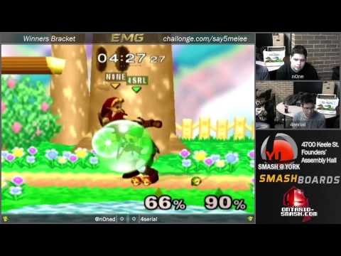 n0ne vs 4Serial   Smash@York 5   Melee Singles Bracket