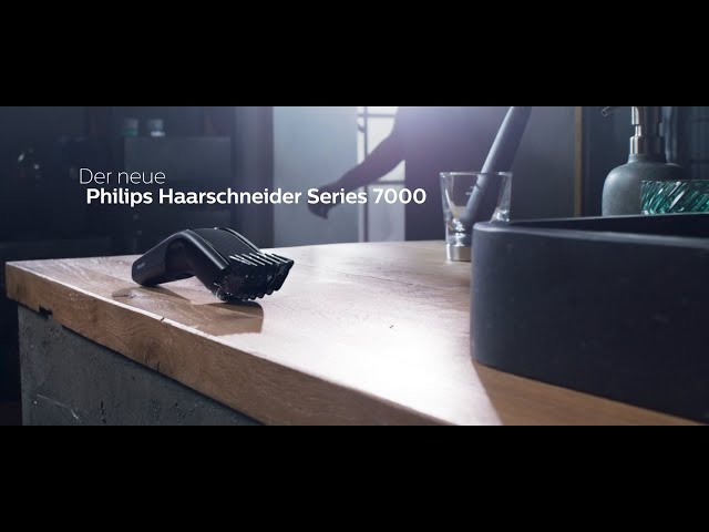 Video Teaser für Philips Haarschneider HC7650 - Schneller und gleichmäßiger Haarschnitt dank Turbo Modus