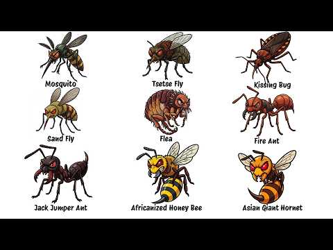 Every DEADLY Insect Bite Explained In 16 Minutes