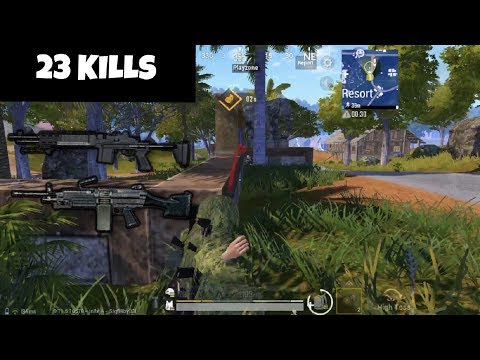 PUBG MOBILE | MK14 and M249 top1 23 kills SOLO SQUADS