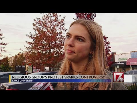 Duke students talk about event planned by Westboro Baptist Church