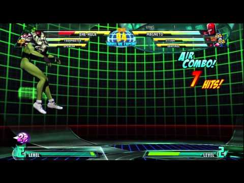 MVC3: Fanatiq (Mag,Storm,Sent) -  ColCCCombofiend (SheH,TM,Spencer) PT1