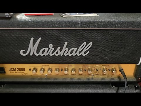 marshall jcm 2000 dsl  c12 cap mod eq mod to plexi high gain amp
