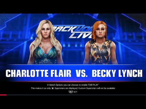 WWE 2K19 - Charlotte Flair VS Becky Lynch