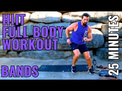 Resistance Band Full Body HIIT Workout - 25 Minutes