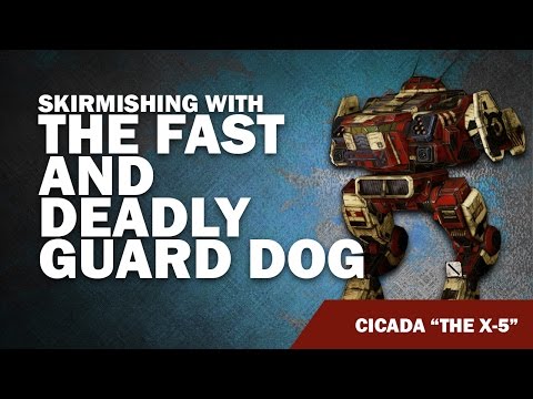 Amazing Skirmish Mech - Cicada "The X-5" - Mechwarrior Online Build of the week
