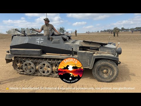 Ride in a Rare WW2 Halftrack Sd.Kfz. 250/7 – Living History at Wheels & Tracks 2025