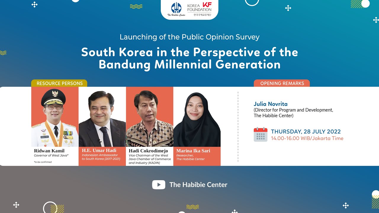 Lauching of the Public Opinion Survey: South Korea in the Perspective of the Bandung Millennial Generation