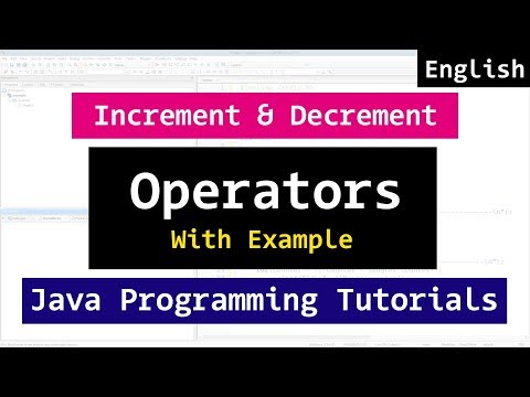 Increment and Decrement Operators | Java Programming Tutorial