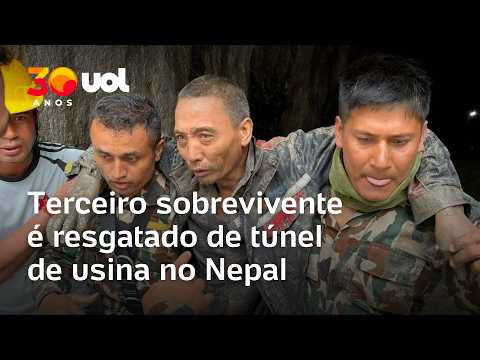 Nepal: socorristas resgatam cidadão chinês a 225 metros de profundidade em túnel no Nepal; vídeo