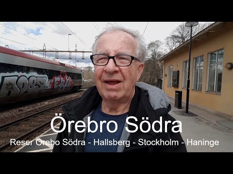 2018-04-27 RESA TILL KUMLA - Sista etappen från Örebro Södra hem till Stockholm och Haninge