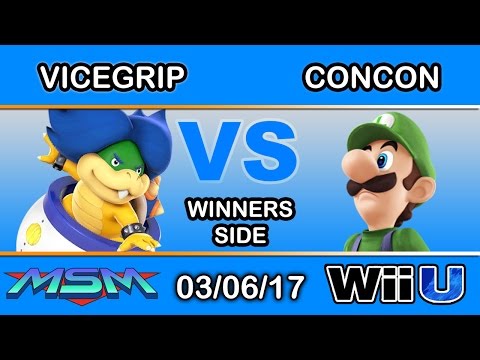 MSM 88 - SCB | ViceGrip (Ludwig) Vs. SS | Mr. ConCon (Luigi) Winners Side - Smash Wii U